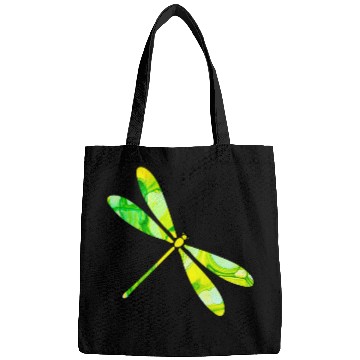 Discover Pretty Green and Yellow Dragonfly Bags