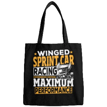 Discover Winged Sprint Car Racing Commanding Control Performance Bags