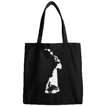 Discover Quad bike or Four Wheeler Art New Hampshire Map Motorcycle Bags