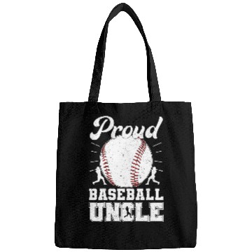 Discover Proud Baseball Uncle Of A Baseball Player Uncle Bags