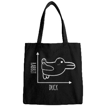 Discover Wittgenstein Rabbit Duck Philosopher Nerd Geek Math Lovers 21 Bags