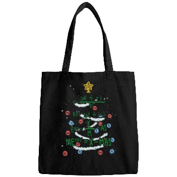 Discover Merry xmass Christmas Tree Lover Teaching Staff Math Students 24 Bags