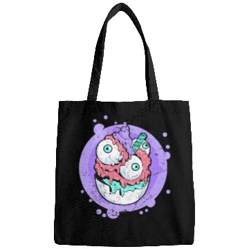 Discover Horror Ice Cream Pastel Goth Aesthetic Soft Goth Gothic Bags