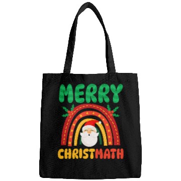 Discover Merry Christmath Design Christmas Math Teacher Bags