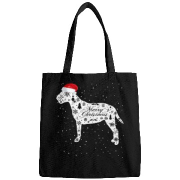 Discover Merry xmass Bull Terrier Dog Christmas Bags
