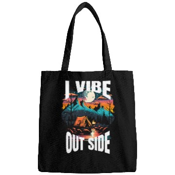 Discover I Vibe Out Side Positive Vibes While Camping in Nature 12 Bags