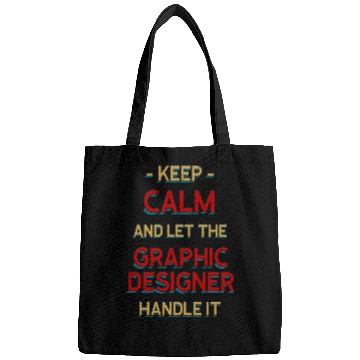 Discover Keep Calm Let Graphic Designer Handle It Graphic Artist 1 Bags