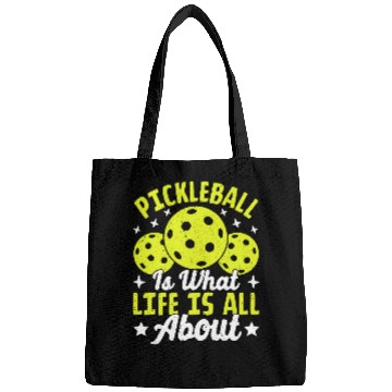 Discover Pickleball Blogger Meme Quote Bags