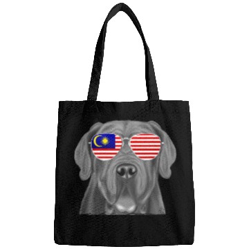 Discover Neapolitan Mastiff Dog Malaysia Flag Sunglasses Bags