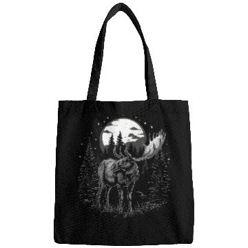 Discover vintages Cottage Core Cute Moose Lover Cottagecore Aesthetic Bags