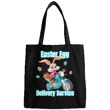 Discover Moms Dads Easter Egg Delivery Service Bunny Motorcycle Egg Bags