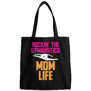 Discover Rockin the Gymnastics mom life Gymnastics Tee for Women Bags