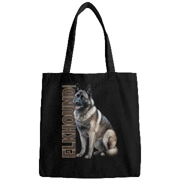 Discover Norwegian Elkhound Watercolor Bags