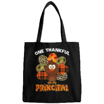 Discover One Thankful Principal Turkey Fall Thanksgiving Bags