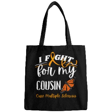Discover MS Multiple Sclerosis Awareness T Cure MS Butterfly Cousin Bags
