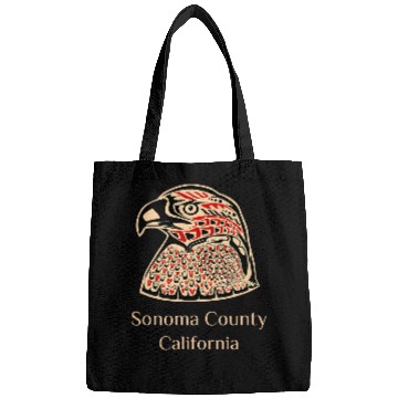 Discover Sonoma County CA Eagle Native American Indian Haida PNW Bags