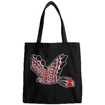 Discover Red Tail Hawk Native American Tribal Bird Totem Birdwatcher Bags