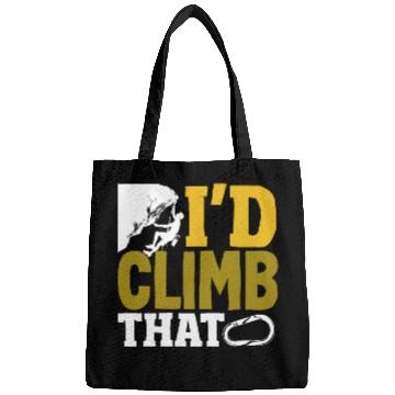 Discover Rock Climbing Climber Funny Id Climb That Bags