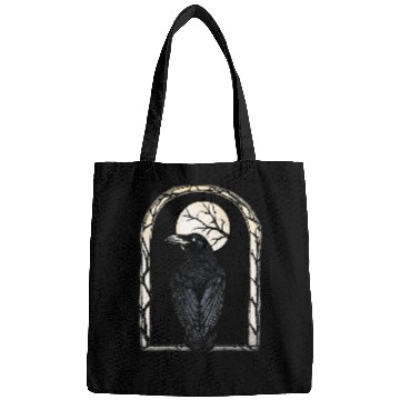 Discover Mystical Moon Gothic Raven Bags