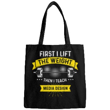 Discover Media Design Teacher Weightlifting Artist Computer Lift Bags
