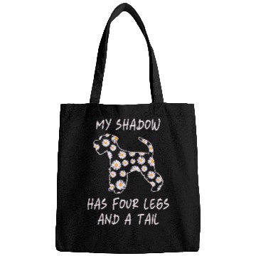 Discover My Shadow Has Four Legs And A Tail Miniature Schnauzer Dog Bags