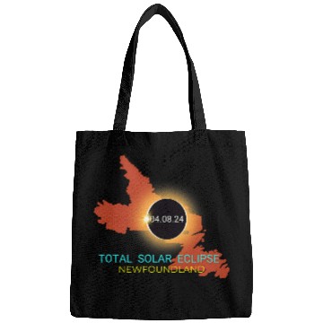 Discover Newfoundland Total Solar Eclipse 040824 Canada Souvenir Bags
