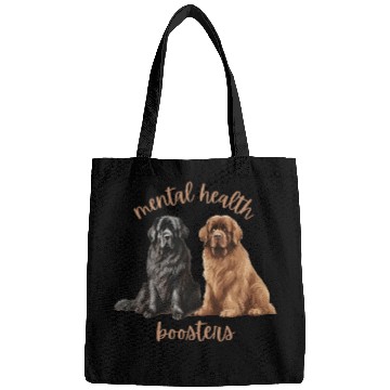 Discover Mental Health Boosters Newfoundland Dogs Bags
