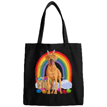 Discover Rhodesian Ridgeback Easter Eggs Bunny Dog Bags