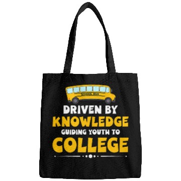 Discover School Bus Driver Driven By Knowlegde Guiding Youth College Bags
