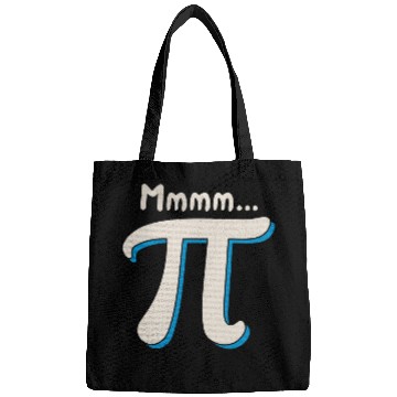 Discover Mmmm Pi Day Math Pun Funny Algebra and Pie Lover Humor Gift Bags