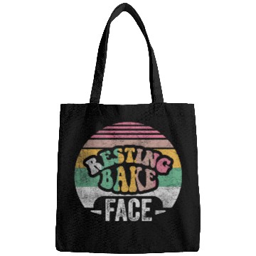 Discover Retro vintages Resting Bake Face Baking Cookie Funny Baker 1 Bags