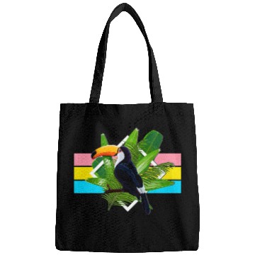 Discover Retro Toucan Bird Design Bags