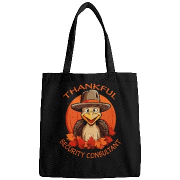 Discover Security Consultant Funny Thanksgiving Turkey Fall Bags