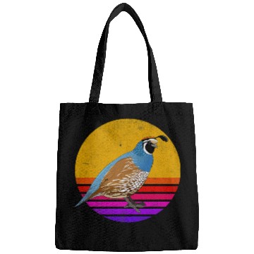 Discover Quail Bird Lover Retro vintages Quail Bags