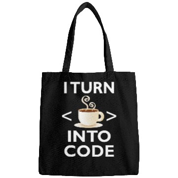 Discover I Turn Coffee Into Code Programmer 1 Bags
