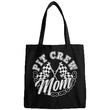 Discover Pit Crew Mom Race Eam Mother Pitcrew Mechanic Party Host Bags