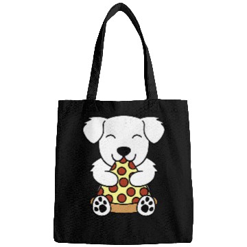 Discover Pizza Great Pyrenees Dog Bags