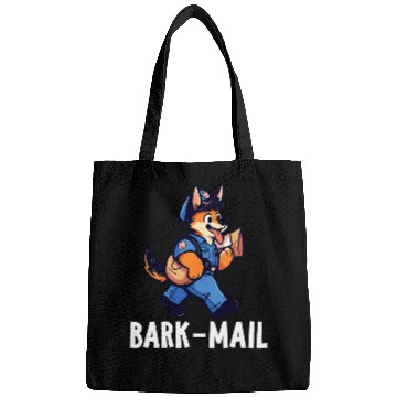 Discover German Shepherd Barkmail Funny Dog Mailman Bags