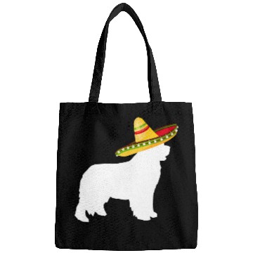 Discover Newfoundland Sombrero Cinco De Mayo Funny Dog Bags