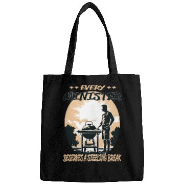 Discover Minister Funny BBQ Chef or Grill Fun Bags