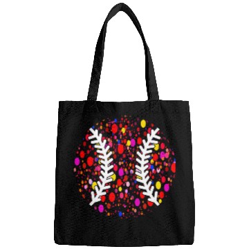 Discover International Dot Day Funny Colored Baseball Polka Dot Bags