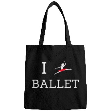 Discover I Love Ballet Ballerina Bags