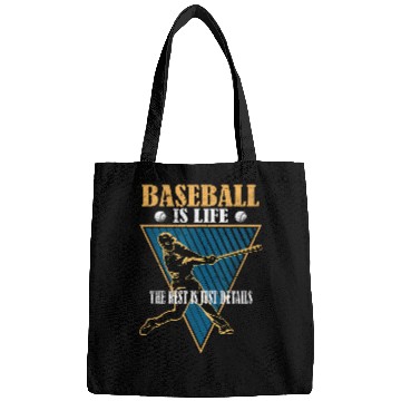 Discover Baseball Is Life The Rest Is Just Details Funny vintages 2 Bags