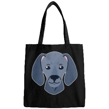 Discover Weimaraner Dog Face Lover Design Bags