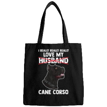 Discover I love my husband Cane Corso Bags