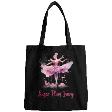 Discover Sugar Plum Fairy Enchanting Nutcracker Ballet Fans Bags