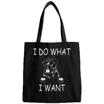 Discover I do what I want Cane Corso Funny Dog Bags