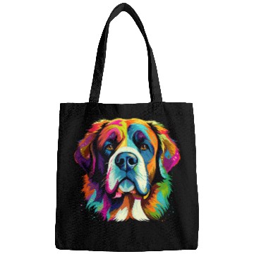 Discover Saint Bernard Dog Men Women Kids 5 Bags