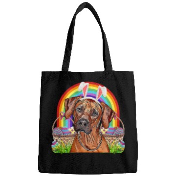 Discover Rhodesian Ridgeback Dog Easter Bunny Egg Hunt Bags