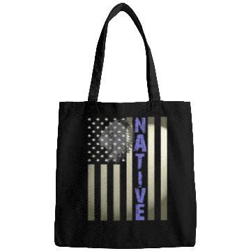 Discover Native American Day vintages Flag USA 1 Bags
